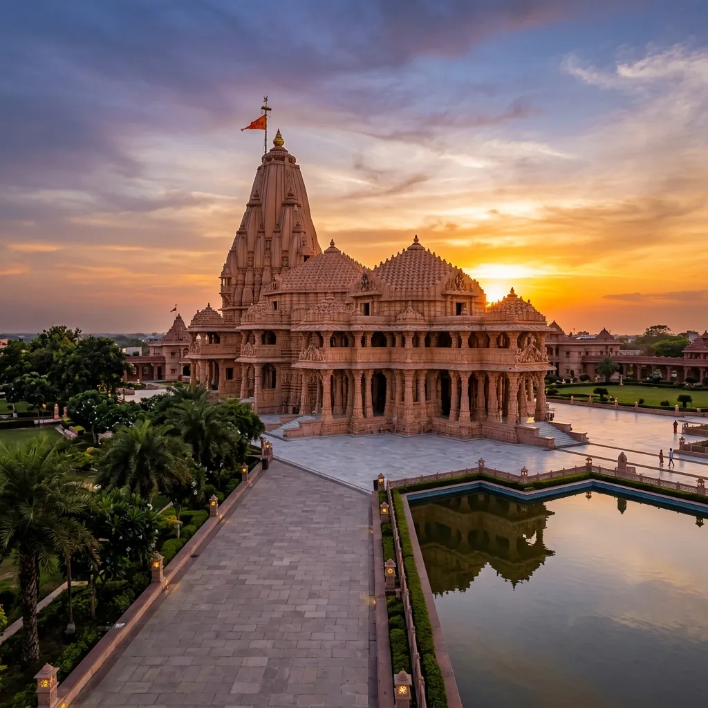 Ayodhya Ram Mandir Sunset
