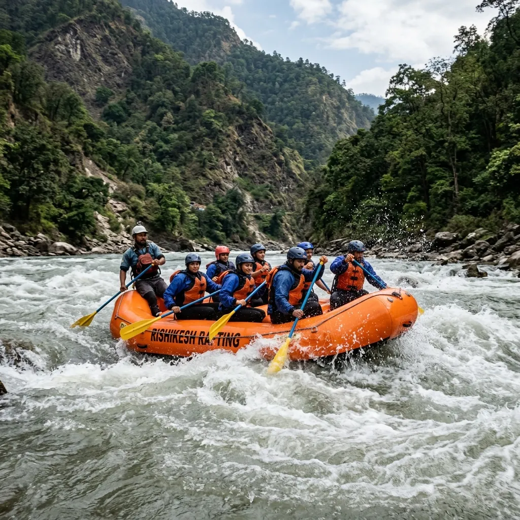 Rafting on Ganga River Rishikesh