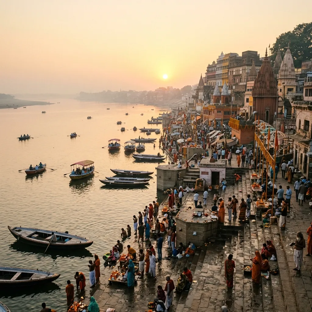 Kashi Varanasi Ghats Sunrise