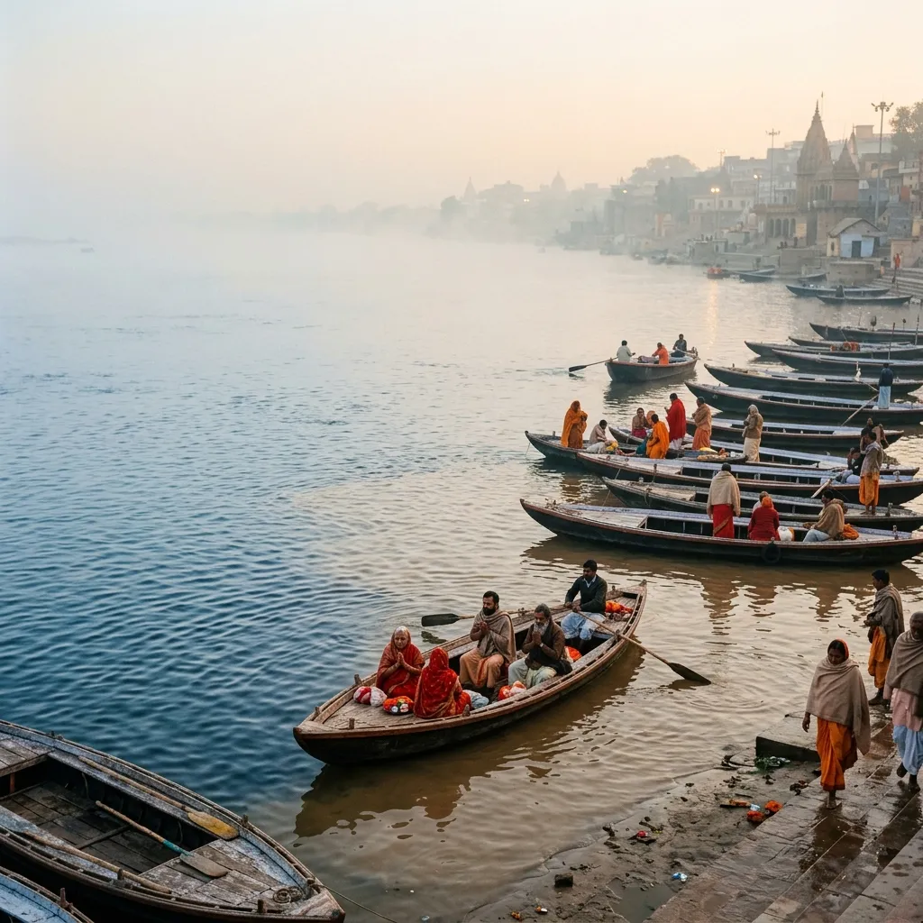 Prayagraj Triveni Sangam Confluence