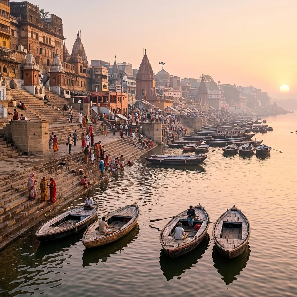 Varanasi Ganges River Sunrise